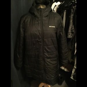 PLUS SIZE COLUMBIA HOODED COAT